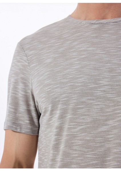 Bisiklet Yaka Flamlı Yeşil Erkek T-Shirt F5SM-TST 2730 indirimleri