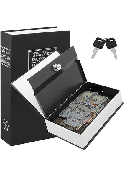 Angel Of Life OEM Sunup Sn- 26085 Kitap Görünümlü Metal Kasa Kumbara Tipi 115X85X45MM