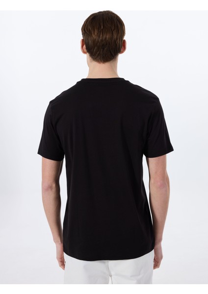 Siyah Erkek Relaxed Baskılı T-Shirt J5SM-TST7241 indirimleri