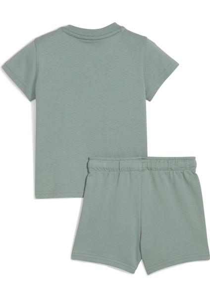 Lastikli Bel Normal Yeşil Bebek Şort Takım 68628630-MINICATS Sandy Adventures fiyatları