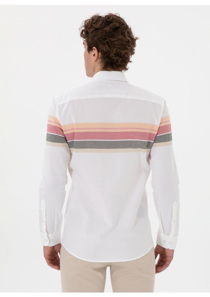 Slim Fit Gömlek Yaka Turuncu Erkek Gömlek Velorak indirimleri