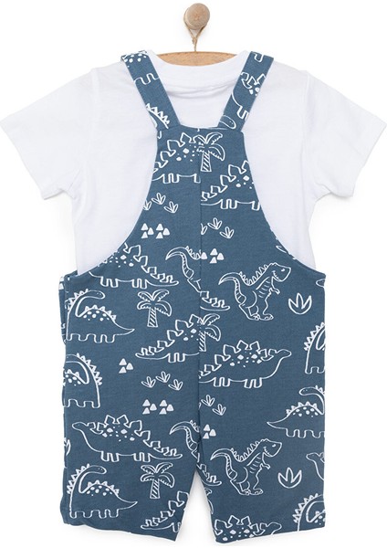 Erkek Şort Salopet-Tshirt Erkek Bebek