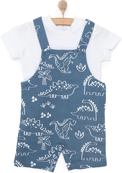 Erkek Şort Salopet-Tshirt Erkek Bebek