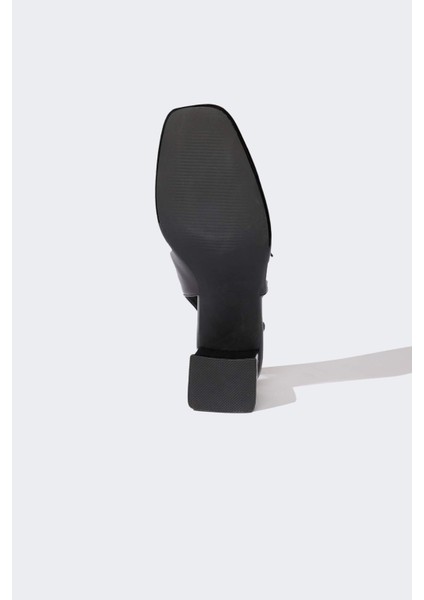 Kadın Yüksek Taban Suni Deri Topuklu Sandalet E2511AX25SM fırsatları