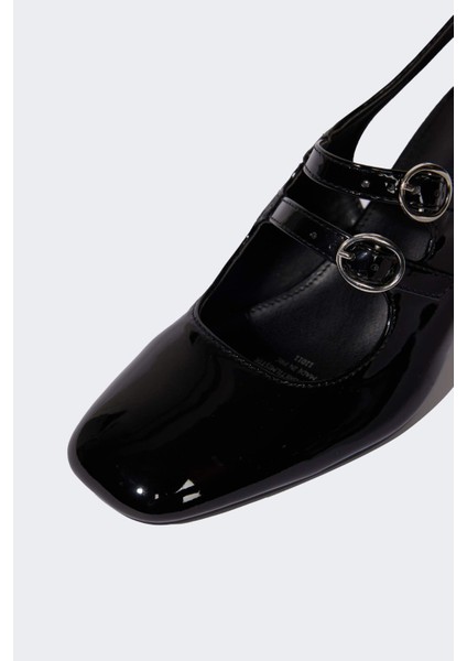 Kadın Yüksek Taban Suni Deri Topuklu Sandalet E2511AX25SM indirimleri