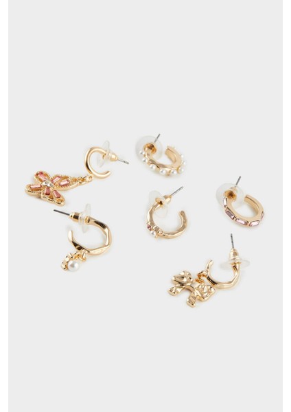 Kadın 6'lı Gold Küpe F0742AXNS