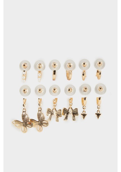 Kadın 6'lı Gold Küpe F0742AXNS
