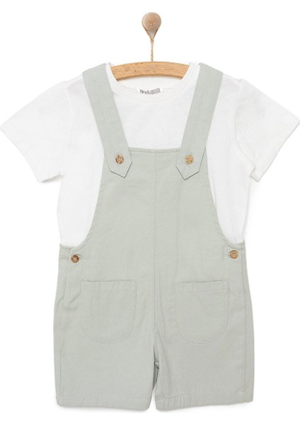 Tropic Summer Erkek Salopet-Tshirt Erkek Bebek