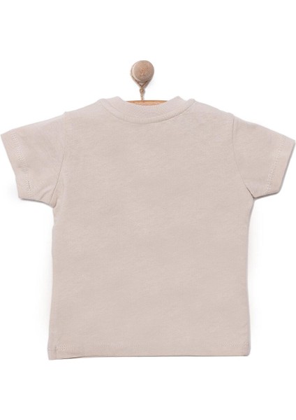 Basic Erkek Ayıcık Baskılı Tshirt Erkek Bebek