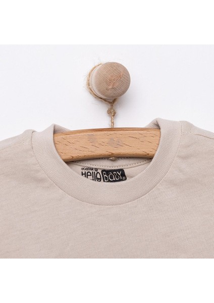 Basic Erkek Ayıcık Baskılı Tshirt Erkek Bebek