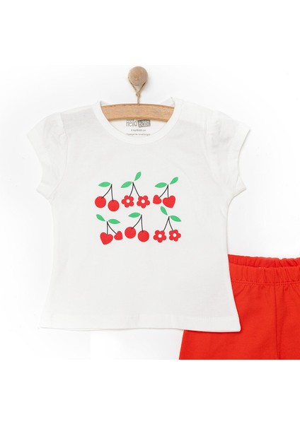 Baskılı 2 Ip Yenidoğan Kız Tshirt-Şort Kız Bebek modelleri