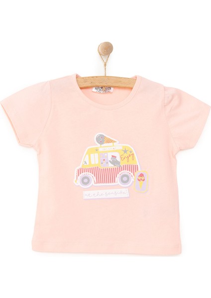 Basic Baskılı Tshirt Kız Bebek