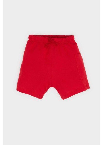 Erkek Bebek 2'li Takım Palmiye Baskılı Kısa Kollu Tişört Beli Lastikli Şort Alt E6813A525SM fiyatları