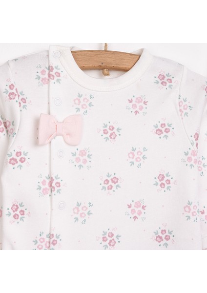 Yenidoğan Flowers Zıbın-Şapka-Patikli Alt 3lü Set Kız Bebek modelleri