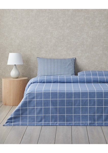 Windsor Kolay Ütülenir Tek Kişilik Nevresim Takımı 160 x 220 cm Mavi