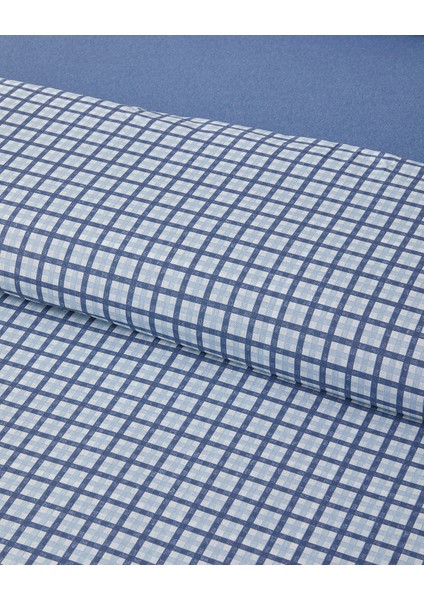 Windsor Kolay Ütülenir Tek Kişilik Nevresim Takımı 160 x 220 cm Mavi