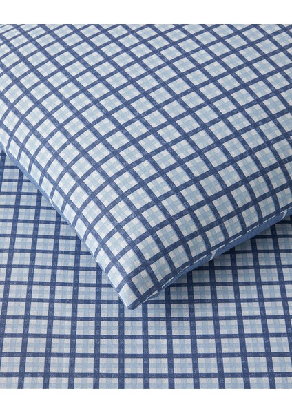 Windsor Kolay Ütülenir Tek Kişilik Nevresim Takımı 160 x 220 cm Mavi