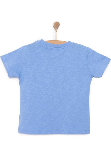 Under The Sea Wave Hello Yazı Baskılı Erkek Tshirt Erkek Bebek