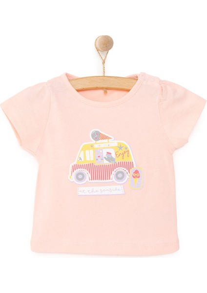 Basic Baskılı Tshirt Kız Bebek