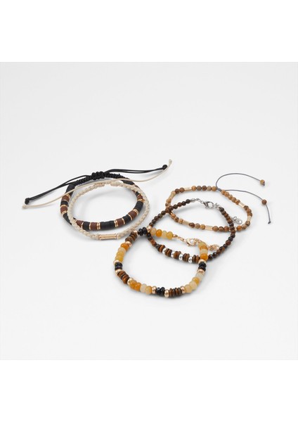 Mespılus Erkek Bilezik - Kahve