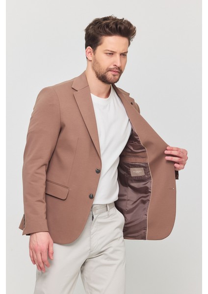 3115 Erkek Gri Esnek Likralı Pamuk Karışımlı Slim Fit Ilkbahar-Yaz Spor Blazer Ceket fiyatları