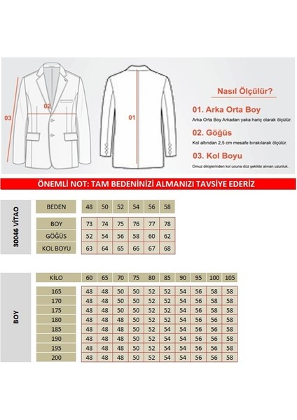 Vitao Erkek Bej Italyan Çizgili Kruvaze Yarım Astarlı Slim Fit Spor Blazer Ceket indirimleri