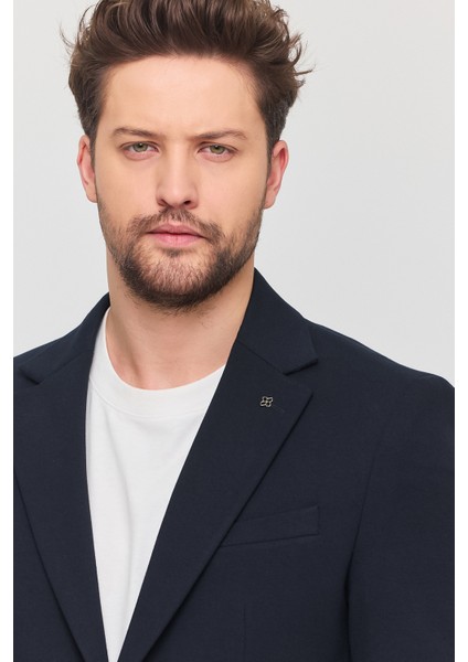 3115 Erkek Gri Esnek Likralı Pamuk Karışımlı Slim Fit Ilkbahar-Yaz Spor Blazer Ceket fırsatları