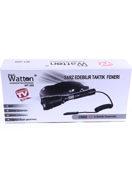 Orjinal 800 Lümen T6 Özel Avcı Feneri WT-205 fırsatları