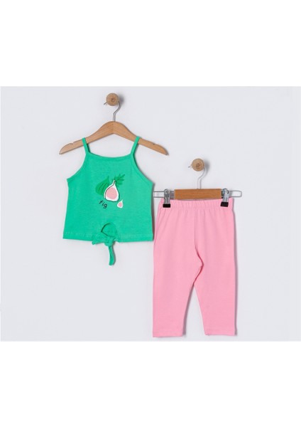Kız Çocuk Incir Baskılı Askılı Takım fiyatları