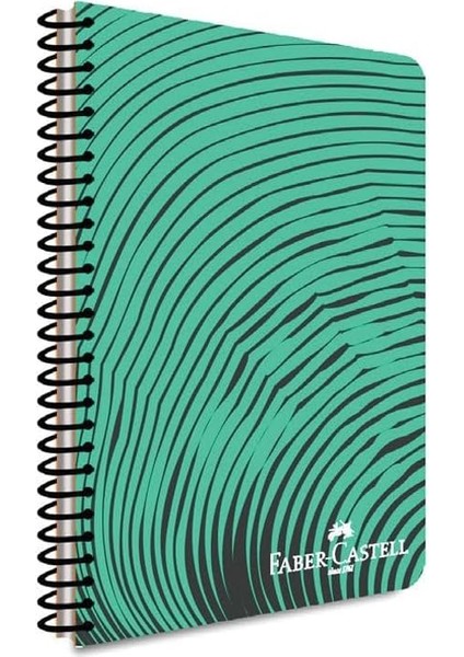 Dalga Desenli Spiralli Defter, A4, 140 Yaprak, 70G Kağıt, Kareli, 500 Mikron Pp Kapak, Pet Spiralli, Dayanıklı ve Kullanışlı, Asorti Renkler