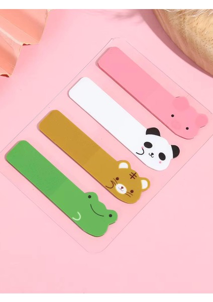 Renkli Yapışkanlı Not Kağıdı Kidsnote Kitap Ayracı Çocuk Için Hayvanlı Post-It Etiket