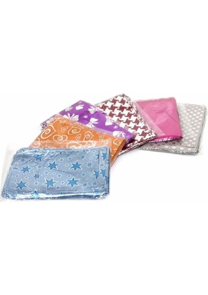 Hediye Poşet Paketi 10X12CM Kendinde Bantlı Renkli Hediye Paketi 100'LÜ