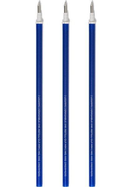 - Jel Kalem Içi Silinebilir, Set 3 Adet, Yükseklik 13 Cm, Termo Duyarlı Mürekkep, Mavi, Uç 0,7 mm