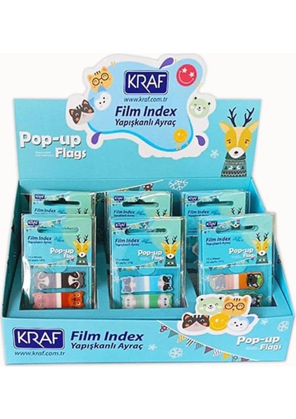 Index Fılm (Pp) 15X44MM Pop-Up 4'lü x 20YP Desenli 120'Lİ 41544