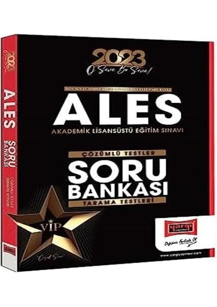 Yayınları 2023 Ales Tamamı Çözümlü Soru Bankası ve Çözümlü Tarama Testleri