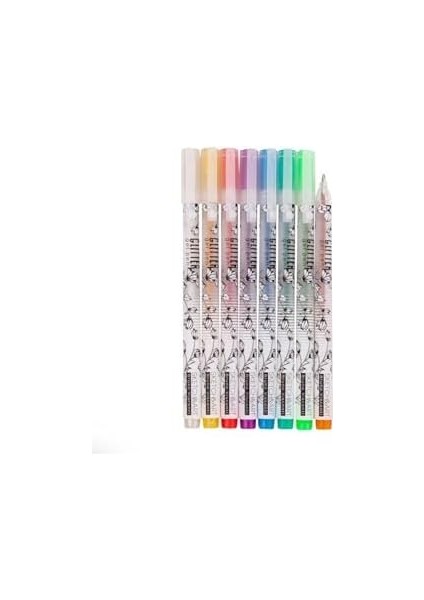Uniwrite Glitter 1,0mm 8 Renk Jel Kalem