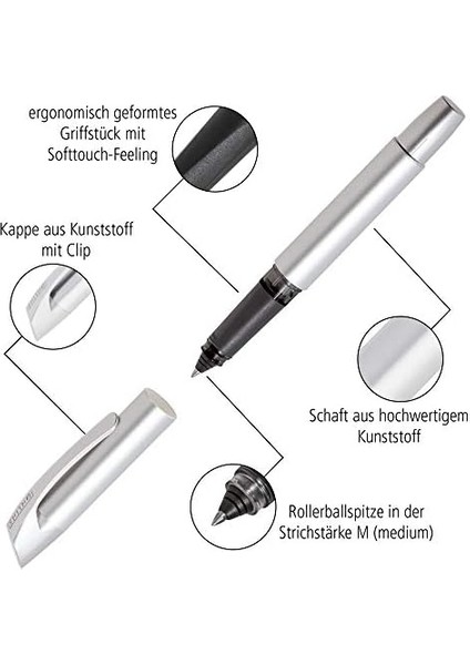 Campus Iı Soft Black Roller Kalem