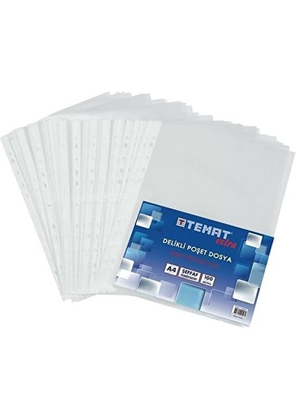 Extra A4 Poşet DOSYA,100'LÜ