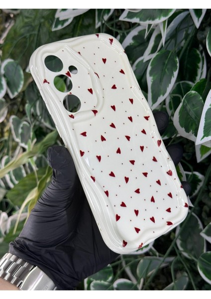Samsung Galaxy A25 Mini Kalp Baskılı Desenli Silikon Kılıf