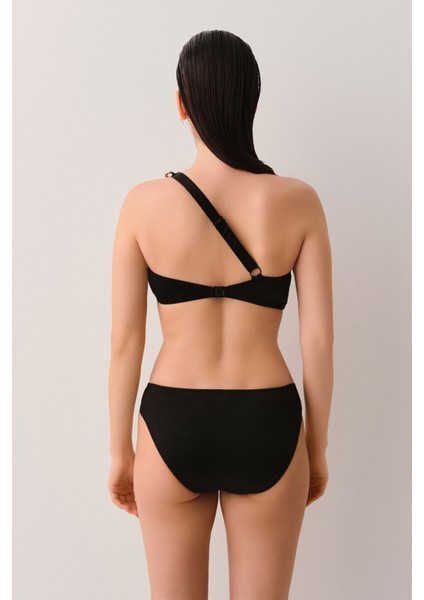 Noir Yanı Detaylı Bikini Alt