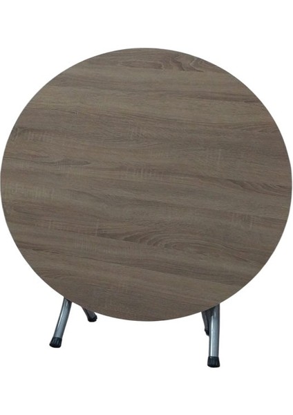 100 cm Yuvarlak Katlanır Masa Ders Çalışma Ve Yemek Masası