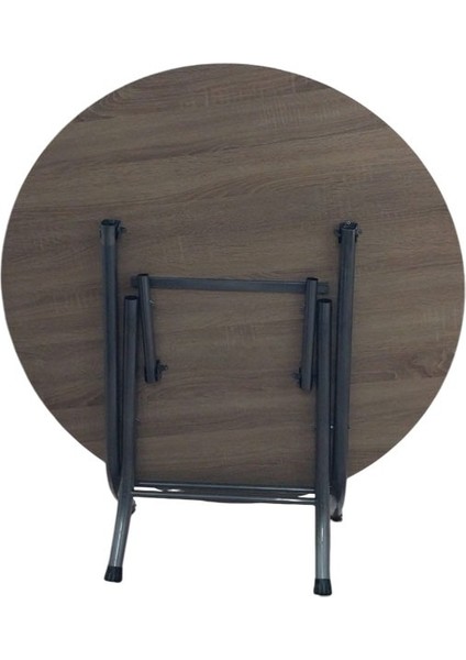 100 cm Yuvarlak Katlanır Masa Ders Çalışma Ve Yemek Masası