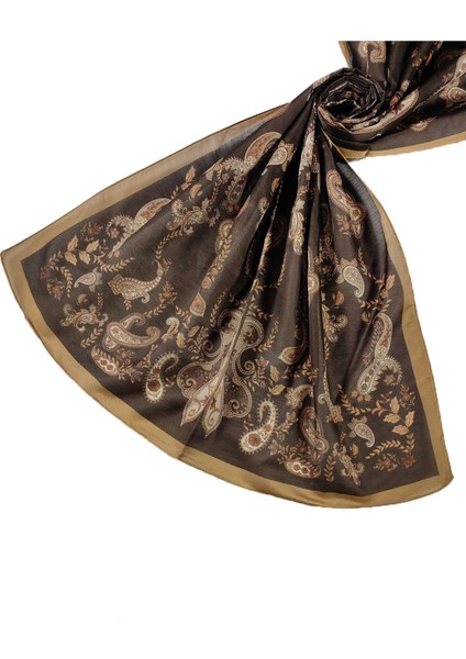 Enba Etnik Desenli Soft Pamuklu Şal 75X190 cm