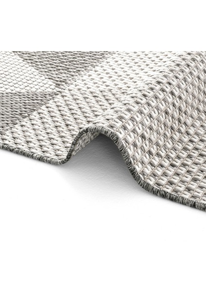 Grande 03 Gri Kaymaz Taban Yolluk Uzun Hol Koridor Halısı İnce Yıkanabilir Dokuma Kilim Halı Yolluk