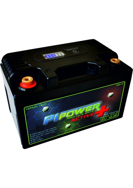 Pipower Active Plus 12V 12AH Lithium Lifepo4 Lityum Motosiklet Aküsü