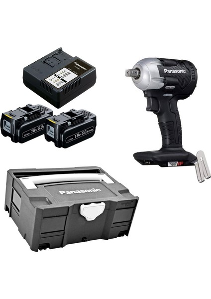 EY75A8LJ2G Akülü Somun Sıkma (18V-5.0Ah Pil Seti - Systainer Çanta)