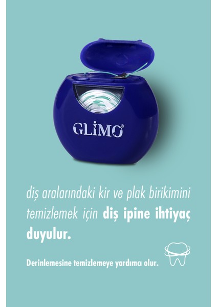 İmplant & Braket Diş Ipi | Ortodontik Ve Implant Temizliği Için Özel Uçlu Diş Ipi | Hassas Temizlik