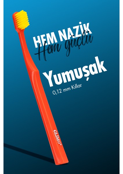Classic 4200 Diş Fırçası, Hassas Diş Eti Dostu, Ultra Yumuşak Kıl, Diş Eti Kanamasına Karşı, Turuncu fırsatları