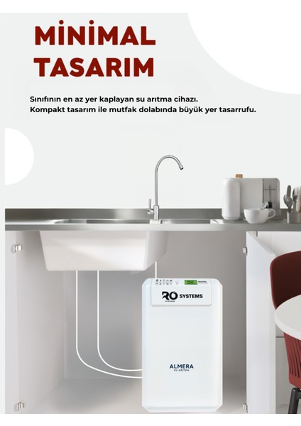 Ro System Inline Filtreli Su Arıtma Cihazı - Dijital Pompa ve Çelik Tanklı