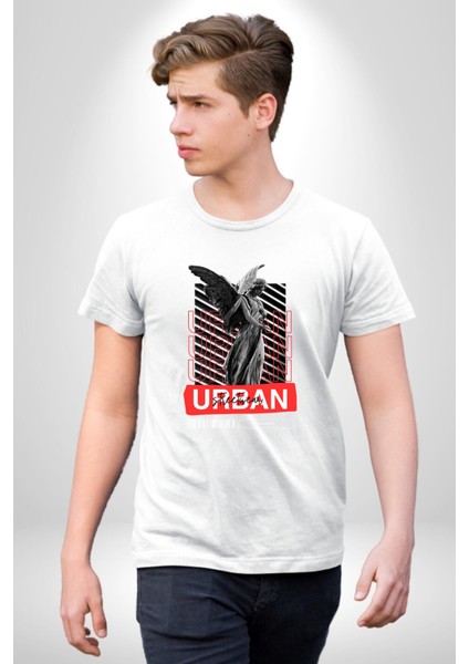 Sokak Tarzı Modern Heykel Kadın Erkek Ön Baskılı Beyaz Pamuklu Tişört Penye Klasik fiyatları